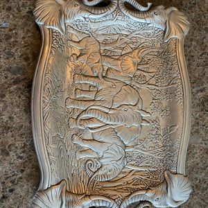 Arther Court rectangular elephant serving dish